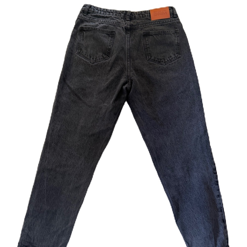Princess Polly Women’s Black Denim With Whole on One Leg. Size 8 - Picture 4 of 7